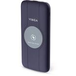 Батарея универсальная Vinga 10000 mAh Wireless QC3.0 PD soft touch purple (BTPB3510WLROP), фото №2