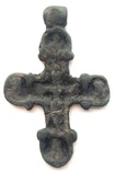Крест КР большой криновидный с распятием (2236), фото №2