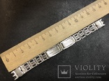 Серебряный браслет 875 пробы к женским часам - 20 грамм, фото №5
