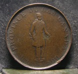 Канада. Банковский токен 1/2 пенни. 1837, фото №3