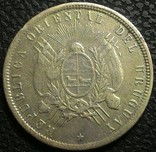 Уругвай 50 сентесимо 1893 серебро тираж 500 000, фото №3