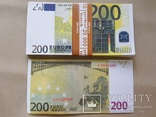 Сувенирные деньги 200 евро, фото №3