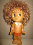 Кукла негр Маугли 22см ленигрушка СССР, фото №5