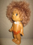 Кукла негр Маугли 22см ленигрушка СССР, фото №6