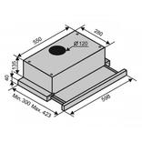 Вытяжка кухонная VENTOLUX GARDA 60 BK (650) IT, фото №6