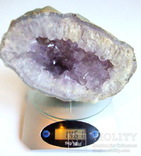 АМЕТИСТ жеода друза натуральный кристалл вес 1461 гр., фото №13
