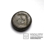 Іонія, острів Лесбос, 500-450 до н.е., білоновий діобол, фото №5