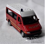 Пожарное авто Мерседес, 1:87 HO для макета Ж/Д, фото №9