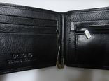 Мужской кожаный кошелек Dr.Bond с зажимом, на магните, фото №4