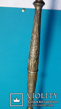 Высокая пепельница с ручкой бронза латунь, фото №8