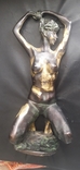 Скульптура бронза девушка ню 6 кг клеймо, фото №2