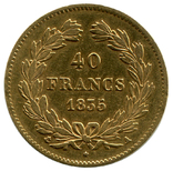 40 Франков 1835г. Франция, фото №3