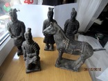 Солдатики 5 штук терракотовая армия династия цинь, фото №2
