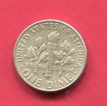 США 10 центов (дайм) 1964 ,,D,,, фото №2