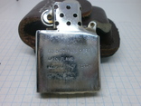 Зажигалка Zippo копия в кожаном чехле, фото №8