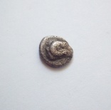 Гемиобол (серебро) Кария, г.Галикарнас, 400 - 340 гг.до н.э., фото №3