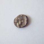 Гемиобол (серебро) Кария, г.Галикарнас, 400 - 340 гг.до н.э., фото №4