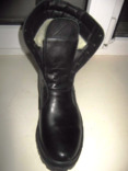 Ботинки Black нат.кожа зимние, фото №3