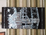 Настенная деревянная панель с рисунком из перламутра, черный лак. Вьетнам 1990., фото №4