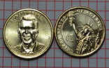 1 доллар США 40-й президент Р.Рейган , 2016 г, фото №2