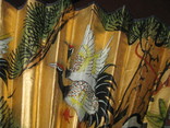 Декоративный коллекционный веер - Журавли - бумага,дерево ,роспись., фото №3