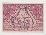 25 пфеннингов,Германия, Boppard,30 марта1921 года, фото №2