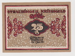 25 пфеннингов,Германия,Kriegsgeld,1 января 1921 года, фото №2