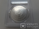 Серебряная, инагурационная медаль Президента Линдона Б Джонсона, фото №5
