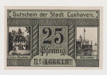 25 пфеннингов,Германия, Cuxhaven,31.12.1921 года, фото №3