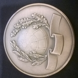 Настольна медаль срібло, фото №2
