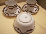 Две чайные пары довоенная Чехословакия, фото №4