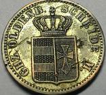 Ольденбург, 1/2 гроша 1866 год серебро. тираж 168 000, фото №2
