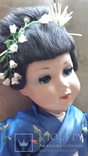 Кукла паричковая красивая гейша в родной коробке клеймо, фото №3