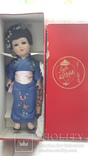 Кукла паричковая красивая гейша в родной коробке клеймо, фото №4