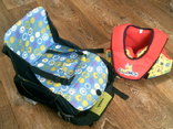 Munchkin travel booster стульчик рюкзак + жилет для купания, фото №2