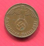 Германия 1 пфенниг 1937 ,,D,,, фото №2