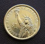США 1 доллар 2014 г Франклин Рузвельт 32-й президент,  Ролловый, фото №4