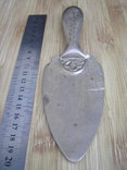 Винтажная лопатка из мельхиора, фото №3