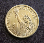 США 1 доллар 2015, 36 президент Линдон Джонсон (1963-1969), ролловый, photo number 3