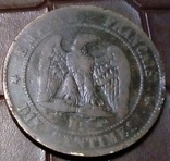 10  сантимів 1856В Франція /особлива по року/, фото №3