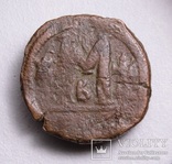 Юстиніан І (527-565р.), 40 нумміїв (1 фоліс), м.Константинополь, 527-538р., фото №6
