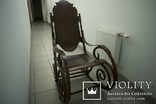 Старинное кресло-качалка JJ Kohn 1880-е годы, после полной реставрации, фото №8