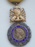 Медаль За военные заслуги Франция серебро, фото №3