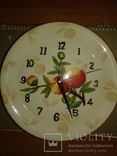 Часы с тарелочкой на кухню., фото №3