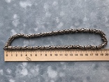 Массивная серебряная цепь 92 грамм «лисий хвост», фото №3