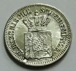 Бавария 1 крейцер 1861 год серебро, фото №2