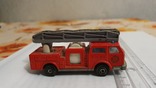 Пожарная машина (1/100) Majorette Diecast Model No 207 Pompier Fire Truck Car Vintage, фото №2