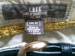 L.O.G.G. - фирменные котон шорты с ремнем, фото №4
