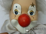  Кукла -  Клоун с фарфоровой головой. Лот N - 2. Высота = 80 см., фото №2