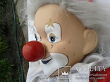  Кукла -  Клоун с фарфоровой головой. Лот N - 2. Высота = 80 см., фото №5